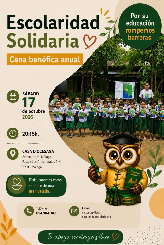 ¡Apunta la fecha! Cena Benéfica 2026 y presentación de nuestra mascota «Saya»